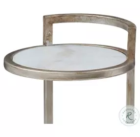 Surrey White And Silver Scatter Table