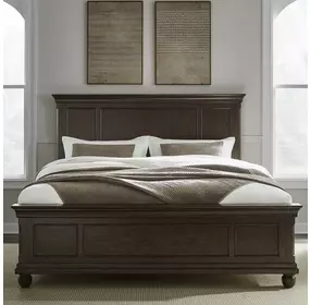 Rustic Traditions Rustic Cherry California King Panel Bed