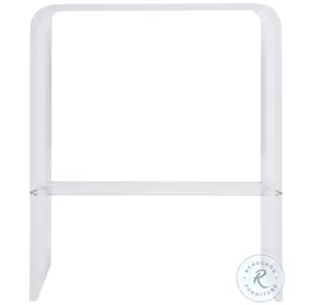 Corsica Clear Acrylic Rectangular Side Table