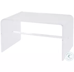 Corsica Clear Acrylic Rectangular Occasional Table Set