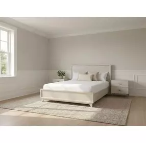 Zest Light Oak Queen Platform Bed
