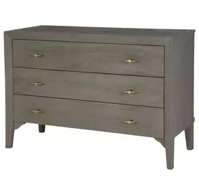 Rockport Warm Gray 3 Drawer Dresser