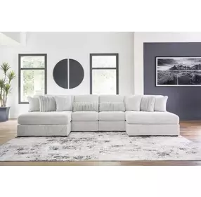 Snodoodle Arctic 4 Piece Sectional with Chaise