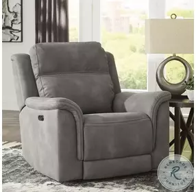 Next-Gen DuraPella Slate Performance Fabric Oversized Power Recliner