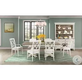 Myra Paperwhite X Back Upholstered Side Chair Set Of 2