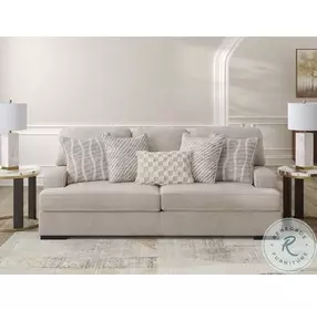 High Profile Taupe 94" Sofa