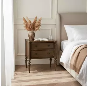 Ginny Walnut 2 Drawer Accent Chest
