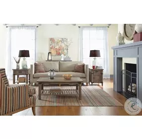 Foundry Driftwood Chairside Table