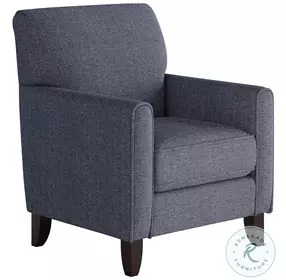 Sugarshack Blue Navy Straight Arm Accent Chair