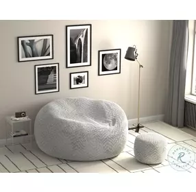 Sploosh Grey Footstool