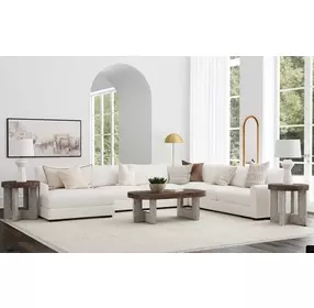 Nova Cerused Charcoal Rectangular Coffee Table