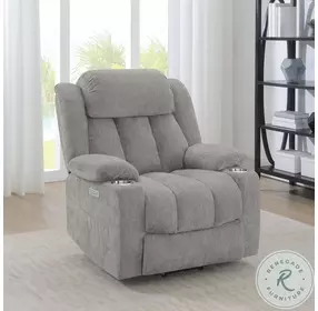 Houston Gray Power Lift Recliner