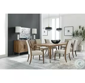 Chapman Beige And Brown Arm Chair Set Of 2