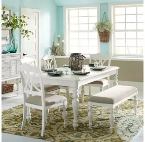 Sun Haven Oyster White Bench