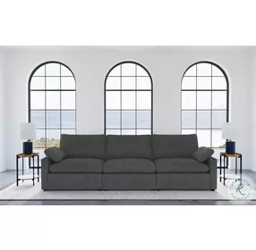 Collins Dark Gray Modular Power Reclining Living Room Set