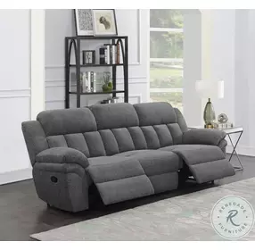 Bahrain Charcoal Power Reclining Sofa