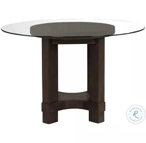 Cityscape Walnut 52" Round Dining Room Set