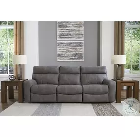 Next-Gen DuraPella Slate Performance Fabric Modular Power Reclining Sofa