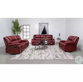 Camila Red Glider Recliner