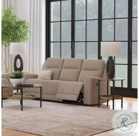 Brentwood Taupe Chenille Reclining Living Room Set