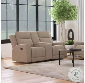 Brentwood Taupe Chenille Reclining 71" Loveseat