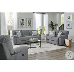 Tyler Stonewash Power Reclining Loveseat