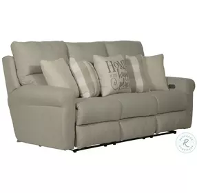 Westport Cement Lay Flat Power Reclining Living Room Set