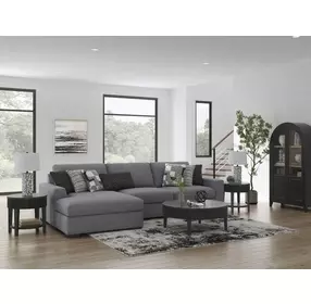 Bealton Salt and Pepper 3 Piece Sectional with LAF Chaise