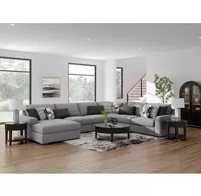 Bealton Salt and Pepper 6 Piece Sectional with LAF Chaise