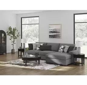Bealton Salt and Pepper 3 Piece Sectional with RAF Chaise