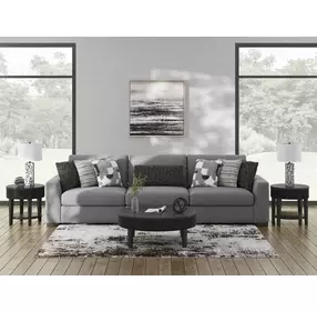 Bealton Salt and Pepper Modular 140" Sofa