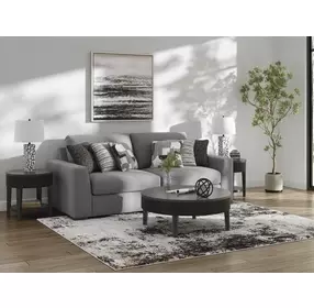 Bealton Salt and Pepper Modular 100" Loveseat