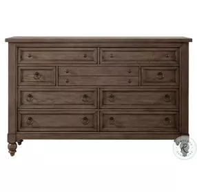 Heritage Rustic Haven Dusty Taupe Sleigh Bedroom Set