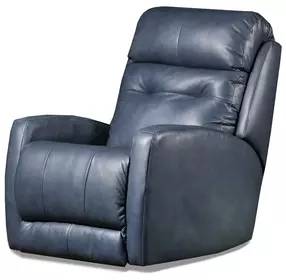Bank Shot Horizon Leather Power Recliner with Power Headrest and USB Charging