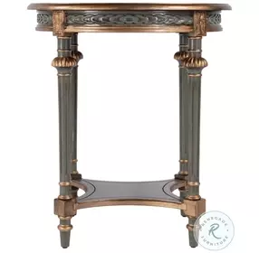Hellinger Royal Pastel Green Round Side Table