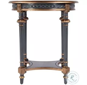 Hellinger Royal Pastel Blue Round Side Table