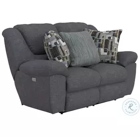 Trifecta Smoke Power Reclining Loveseat