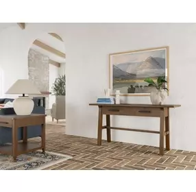 Calhoun Whiskey Oak Rectangular Sofa Table