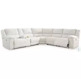 Keensburg Linen 3 Piece Power Reclining LAF Sectional
