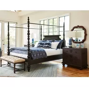 Kingstown Bellport Beige Upholstered 59" Bed Bench