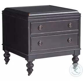 Kingstown Deep Rich Black Nelson End Table