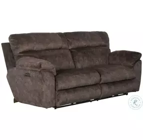 Sedona Mocha Lay Flat Power Reclining Living Room Set With Power Headrest