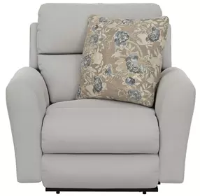 Chappy Linen Power Lay Flat Recliner