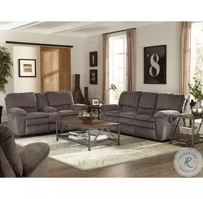 Reyes Graphite Lay Flat Power Reclining Sofa
