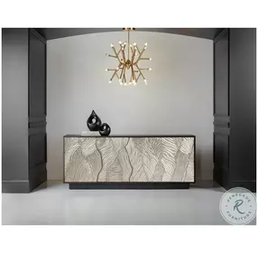 Summit Gorge Black And Silver TV Stand