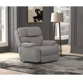 Dreamtime Haze Performance Fabric Zero Gravity Power Recliner with USB Charging and Neck Pillow