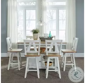 Lindsey Farm Weathered White And Sandstone Extendable Kitchen Island