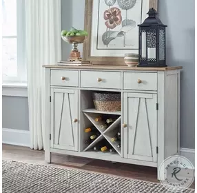 Lindsey Farm Weathered White And Sandstone Server