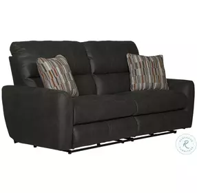 Dorian Charcoal Power Reclining Living Room Set