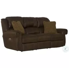Pickett Walnut Power Reclining Living Room Set with Power Headrest